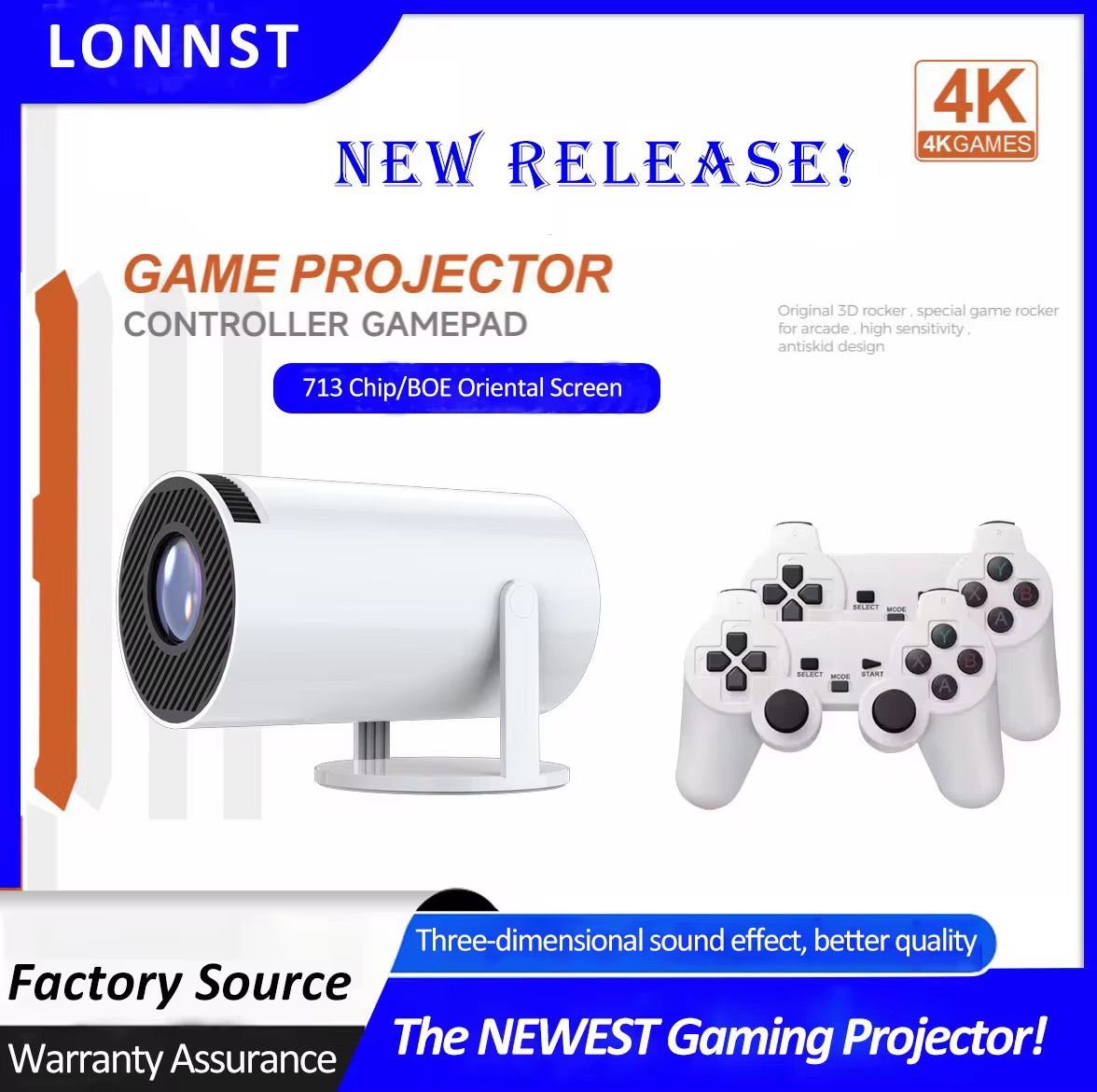 Projecteur de Jeu Sans Fil