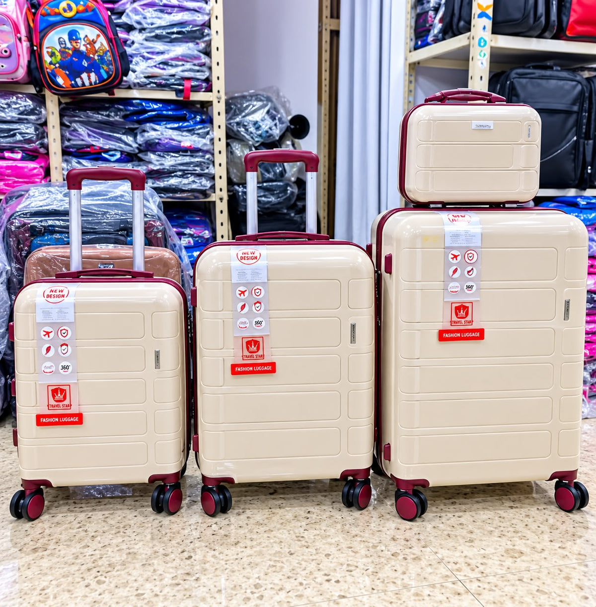 Super Valise Gomme Américains