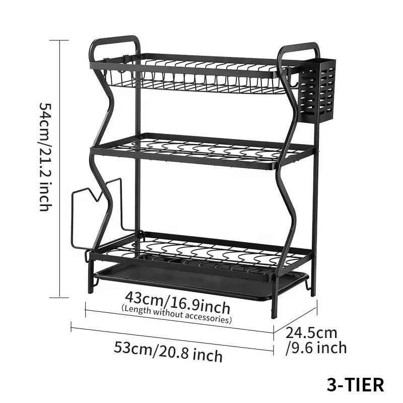 égouttoir à vaisselle à plusieurs niveaux