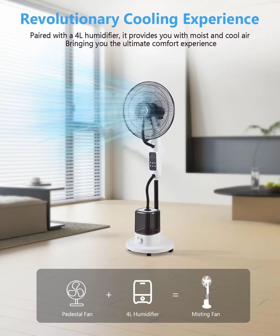 ventilateur brumisateur intelligent nouvelle génération