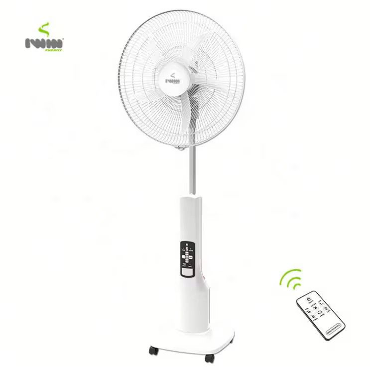 Ventilateur sur pied  18 pouces avec roulettes mobiles