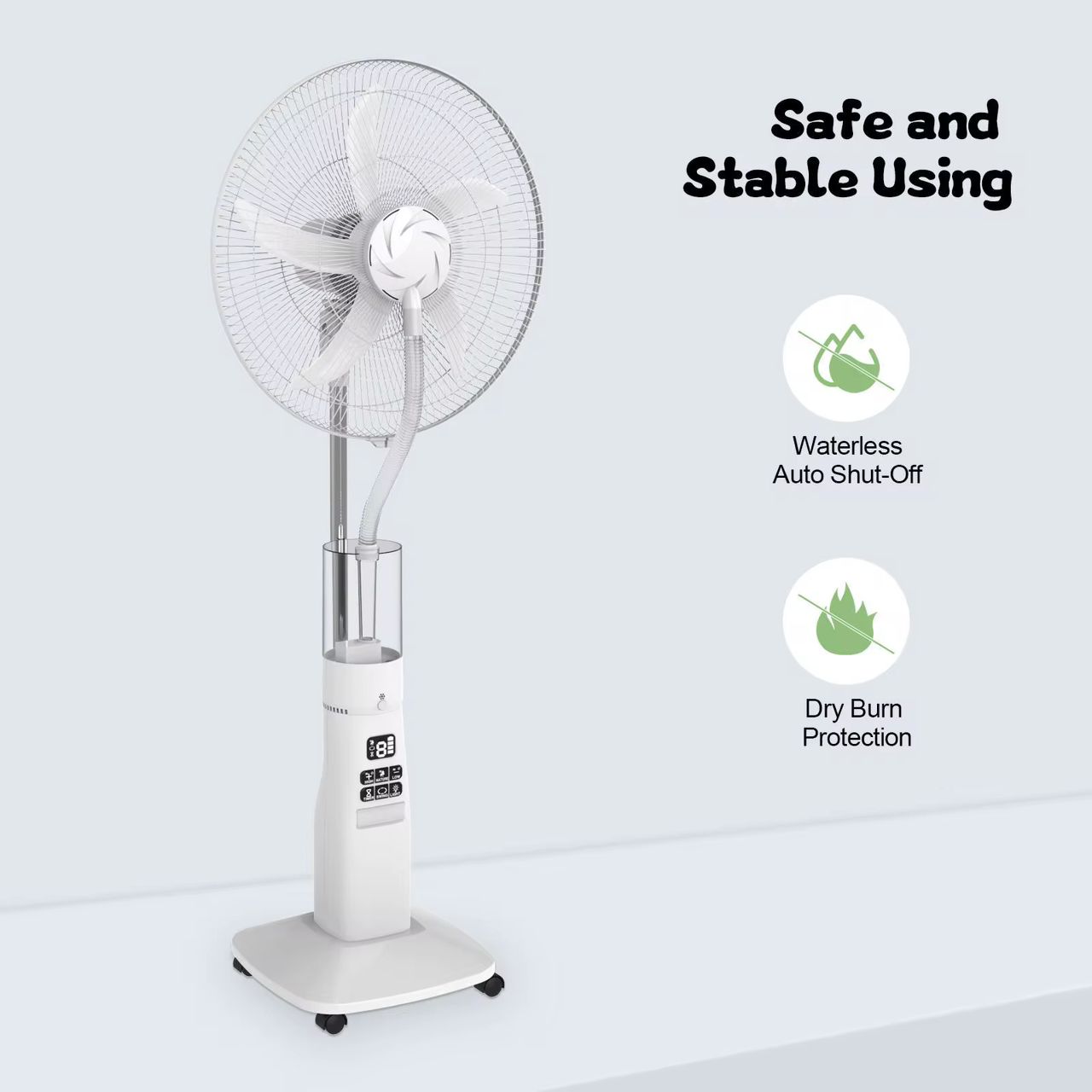 ventilateur brumisateur rechargeable