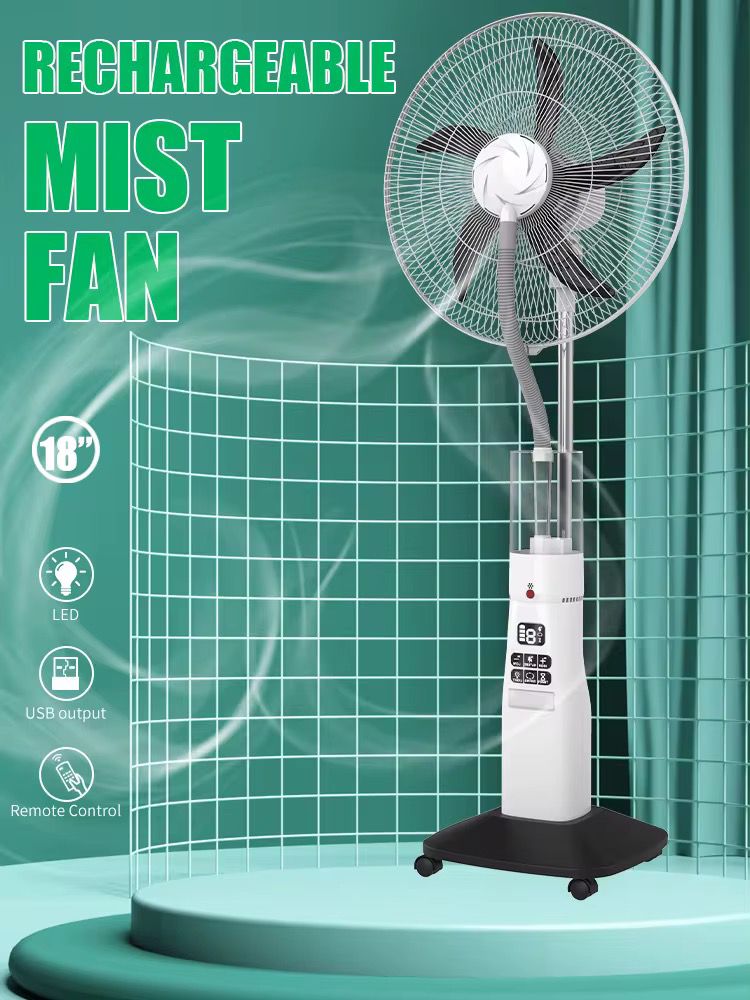 ventilateur brumisateur rechargeable