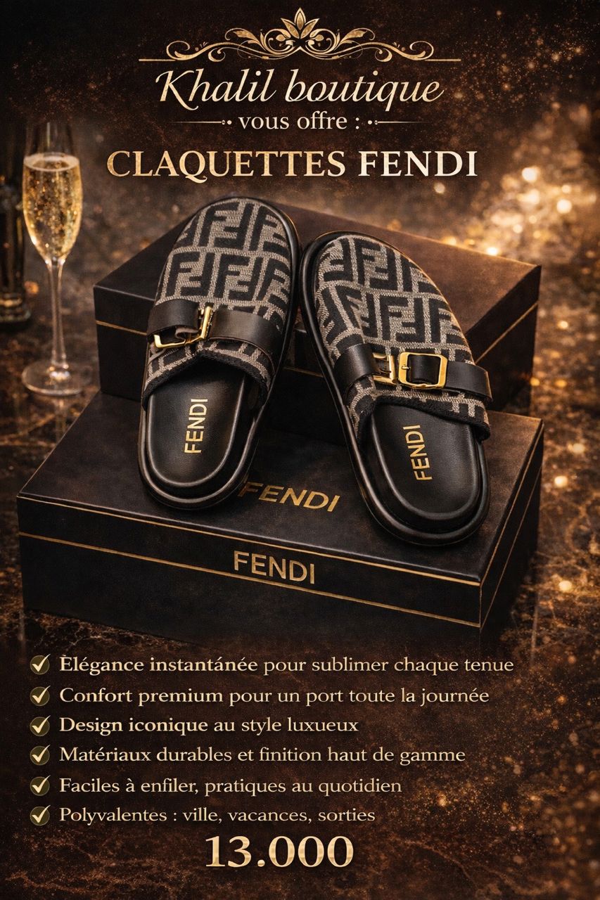 mules FENDI iconiques